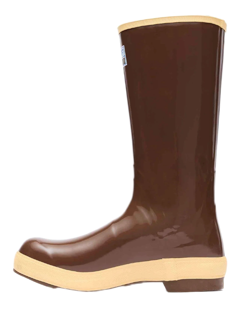 Copper-Tan Coloured Xtratuf 15" Legacy Plain Toe Fishing Boots on white background #colour_copper-tan