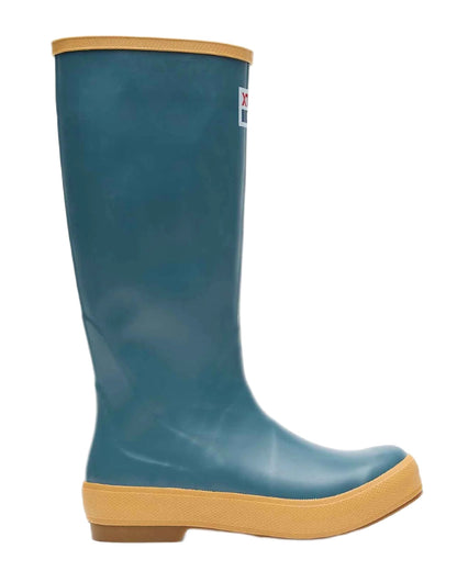 Marine Coloured Xtratuf Womens 15" Legacy Fishing Boots on white background #colour_marine