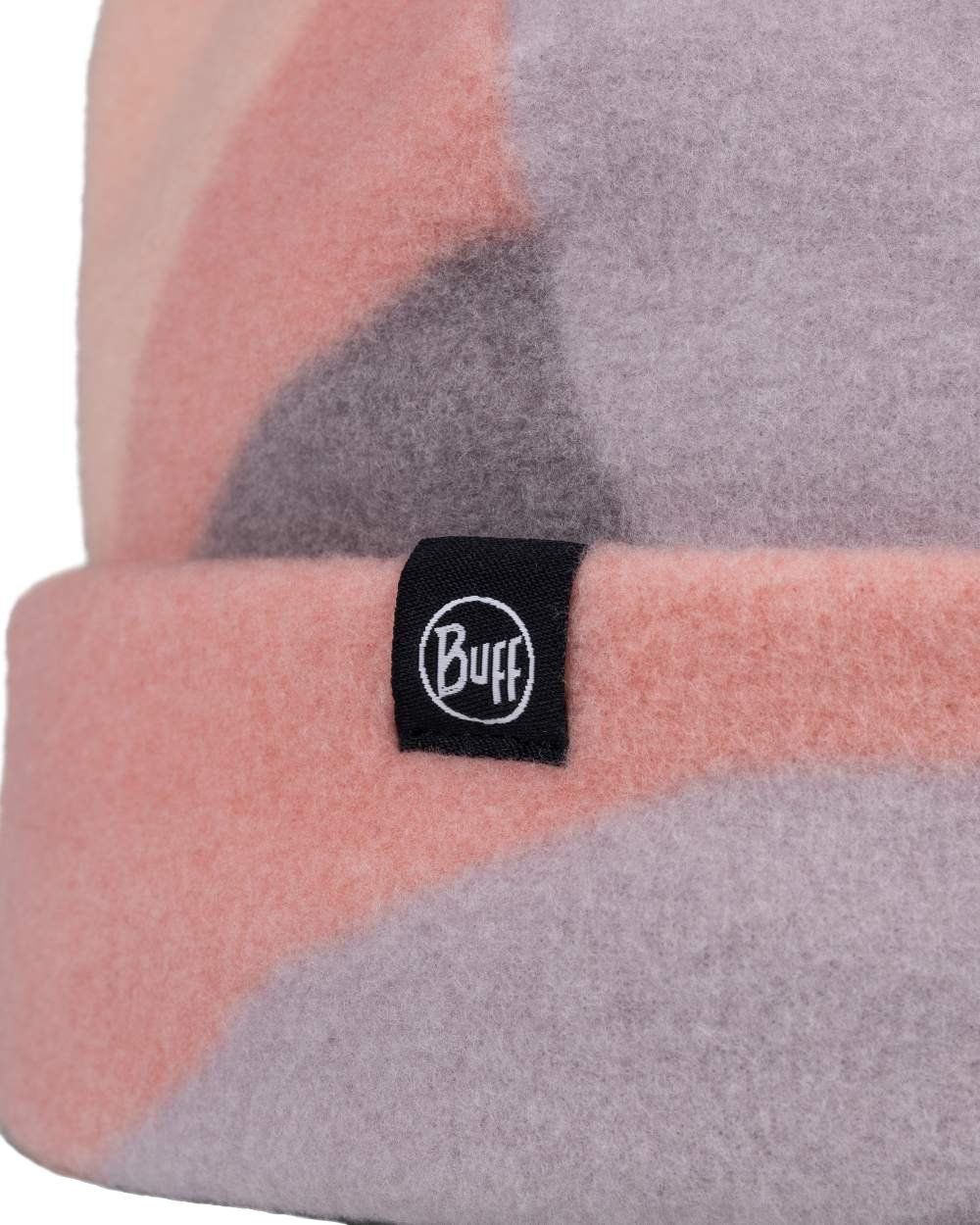 Sunif Multi Coloured Buff Polar Prints Beanie on white background #colour_sunif-multi