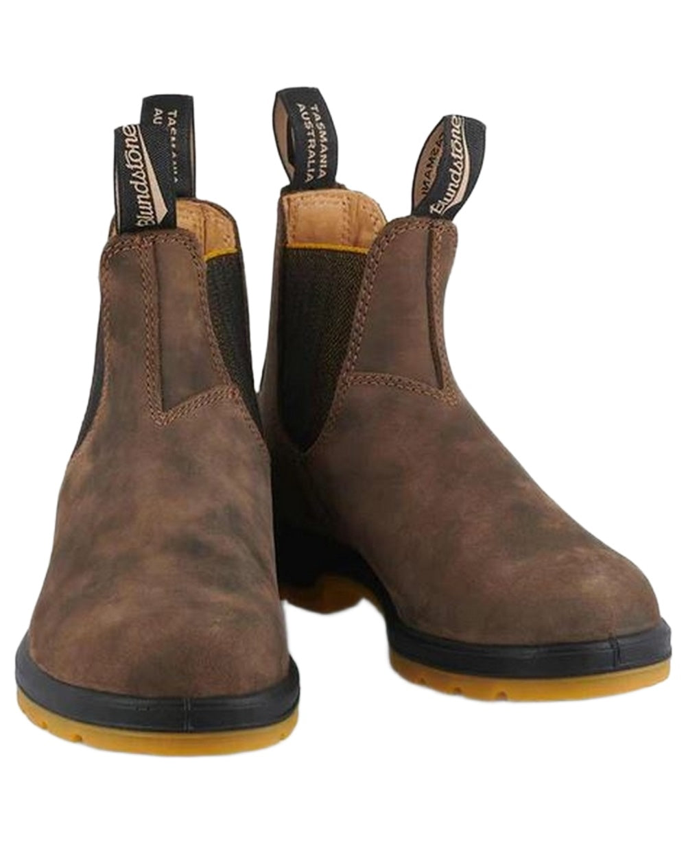 Brown Coloured Blundstone 1944 Brown Leather Chelsea Boots on White  Background
#colour_brown
