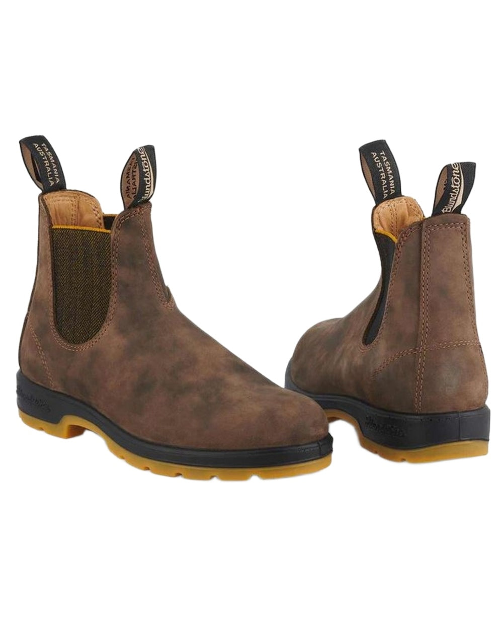 Brown Coloured Blundstone 1944 Brown Leather Chelsea Boots on White  Background
#colour_brown