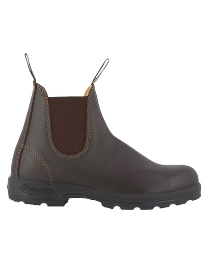 Walnut Coloured Blundstone 550 Brown Leather Chelsea Boots on White Background
#colour_walnut