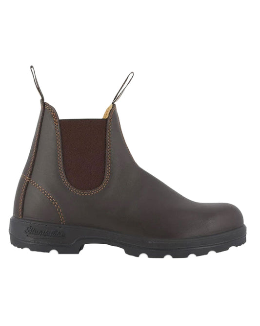 Walnut Coloured Blundstone 550 Brown Leather Chelsea Boots on White Background
#colour_walnut