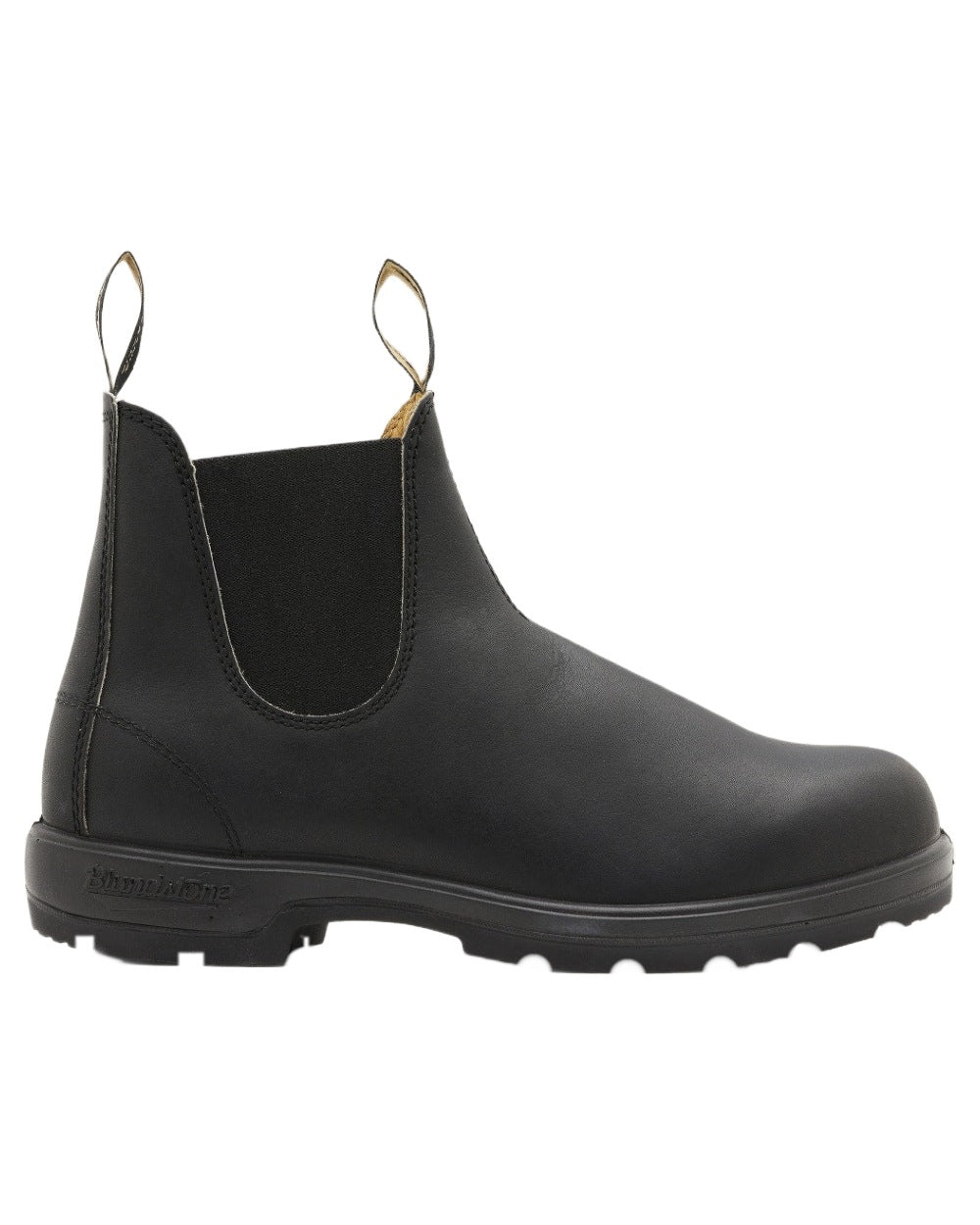 Black Coloured Blundstone 558 Voltan Black Leather Chelsea Boots on White Background
#colour_black