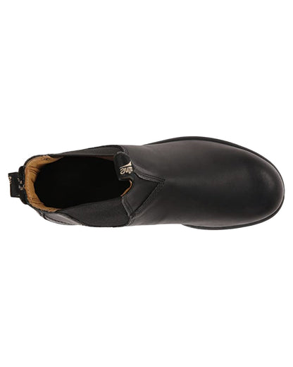Black Coloured Blundstone 558 Voltan Black Leather Chelsea Boots on White Background
#colour_black