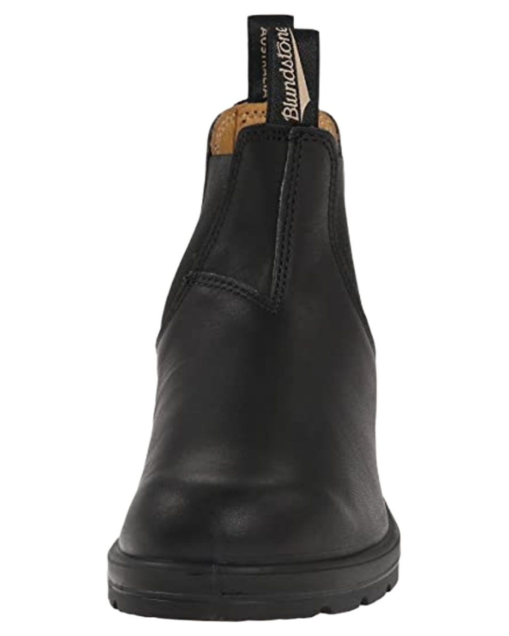 Black Coloured Blundstone 558 Voltan Black Leather Chelsea Boots on White Background
#colour_black