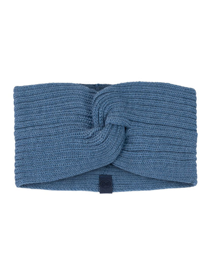 Water Coloured Buff Norval Merino Wool Headband On A White Background #colour_water