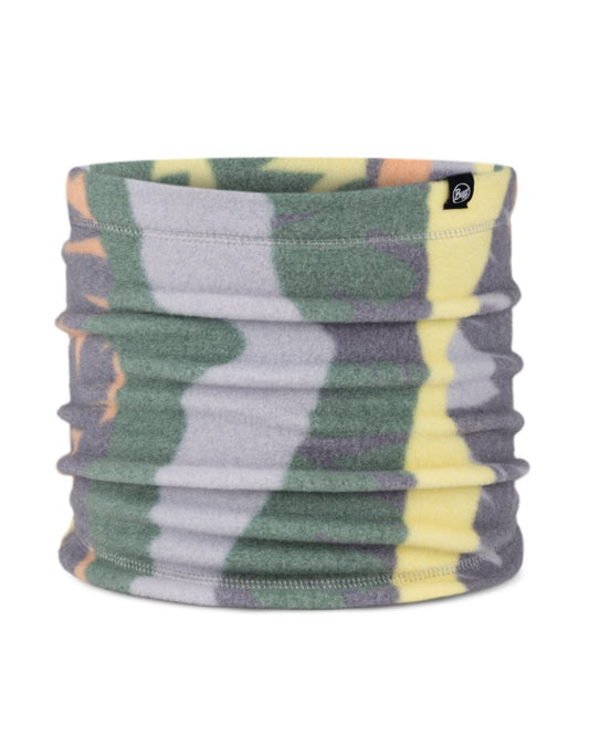 Simbo Multi Coloured Buff Polar Prints Neck Warmer On A White Background #colour_simbo-multi