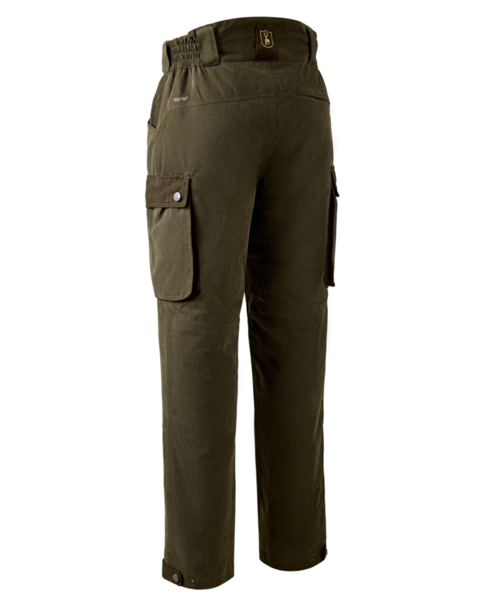 Tarmac Green coloured Deerhunter Eagle Trouser on a white background #colour_tarmac-green