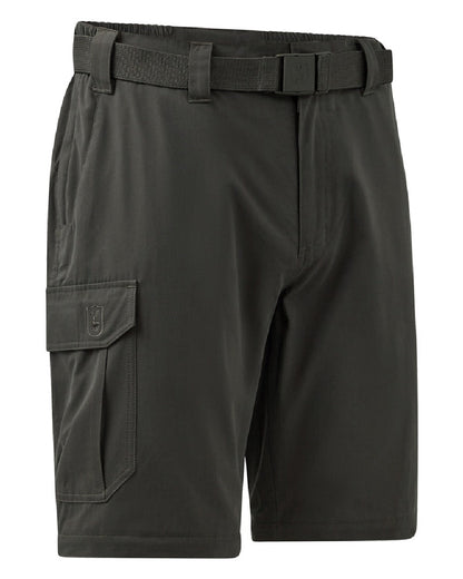 Timber coloured Deerhunter Slogen Zip-off Trousers on White background #colour_timber