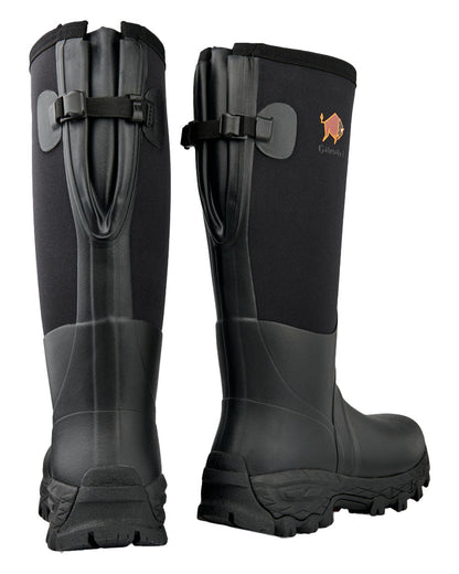 Black coloured Gateway1 Woodwalker 18" 4mm Wellingtons on White background #colour_black