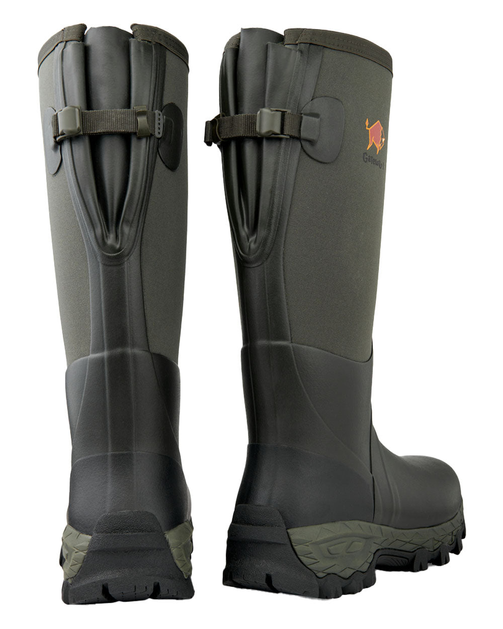 Forest coloured Gateway1 Woodwalker 18" 4mm Wellingtons on White background #colour_forest