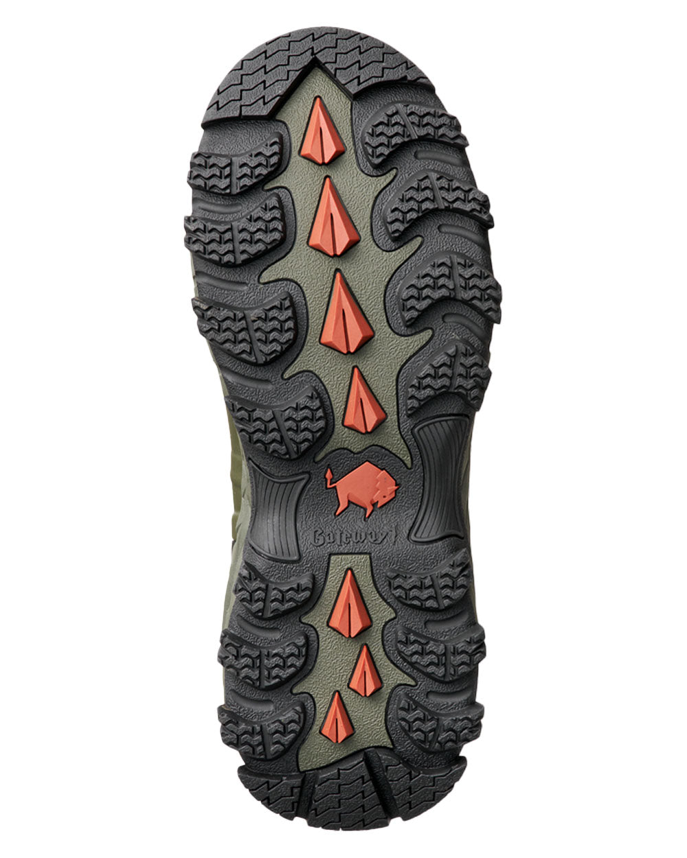 Khaki coloured Gateway1 Woodwalker 18" 4mm Wellingtons Sole on White background #colour_khaki