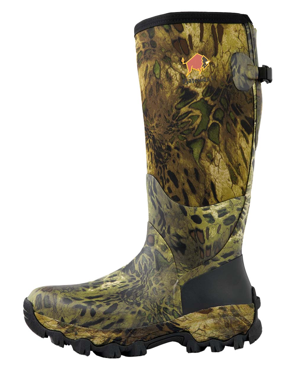 Prym1 Woodlands coloured Gateway1 Woodwalker 18" 4mm Wellingtons on White background #colour_prym1-woodlands
