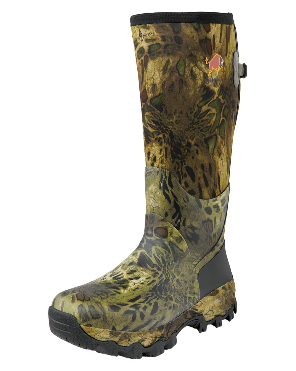 Prym1 Woodlands coloured Gateway1 Woodwalker 18" 4mm Wellingtons on White background #colour_prym1-woodlands