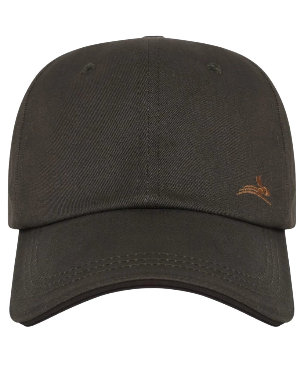 Forest Green coloured Harehill Ridgegate Cap on white background #colour_forest-green