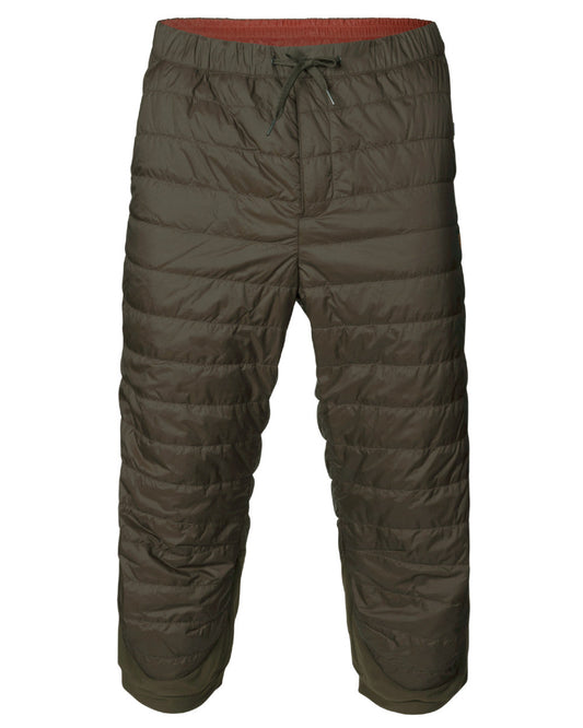 Willow Green Coloured Harkila Logmar Insulated Packable Knee Breeches on white background #colour_willow-green