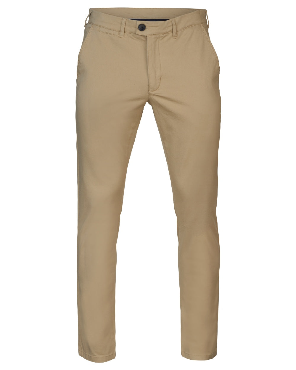Sand Coloured Harkila Norberg Chinos on white background #colour_sand