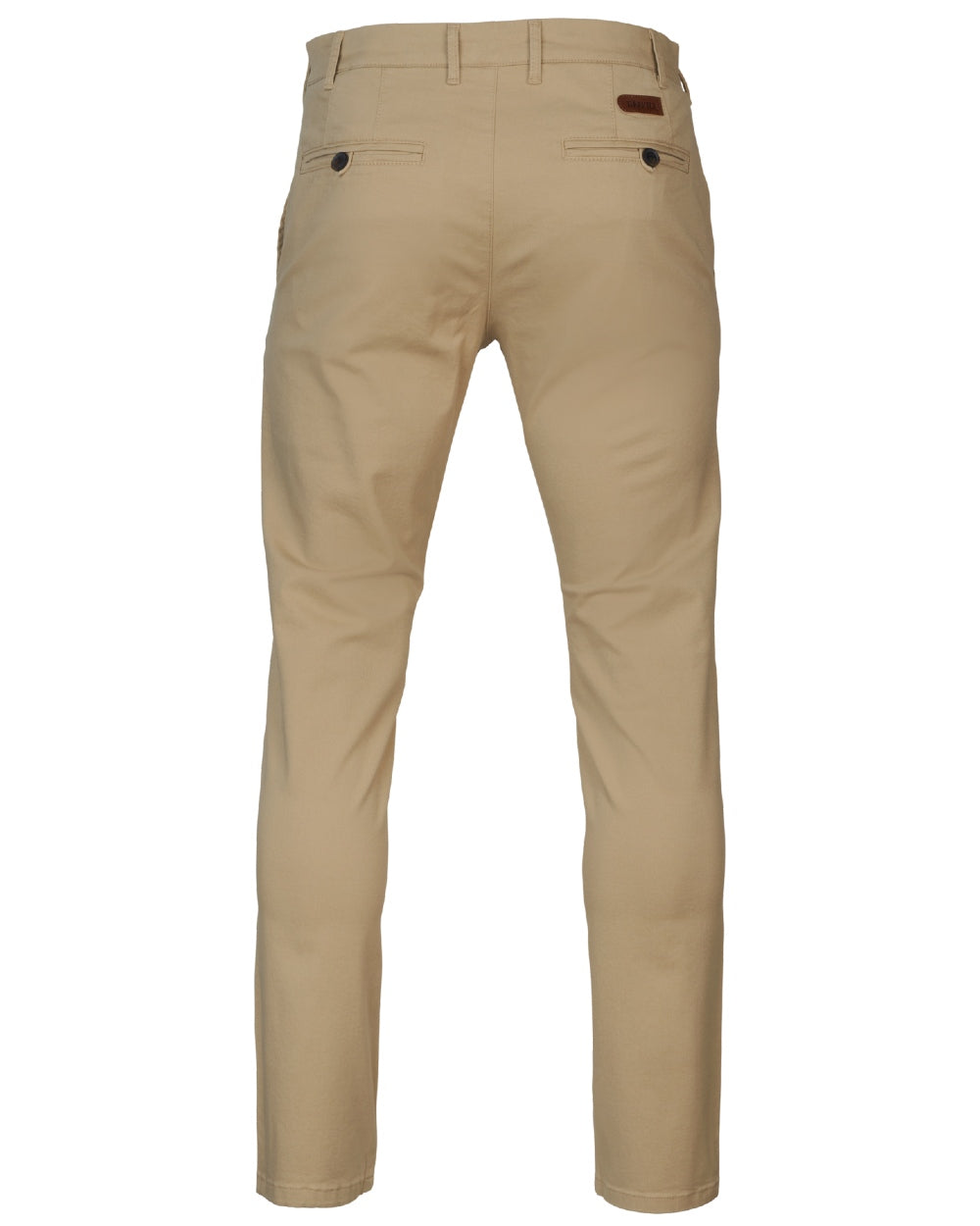Sand Coloured Harkila Norberg Chinos on white background #colour_sand