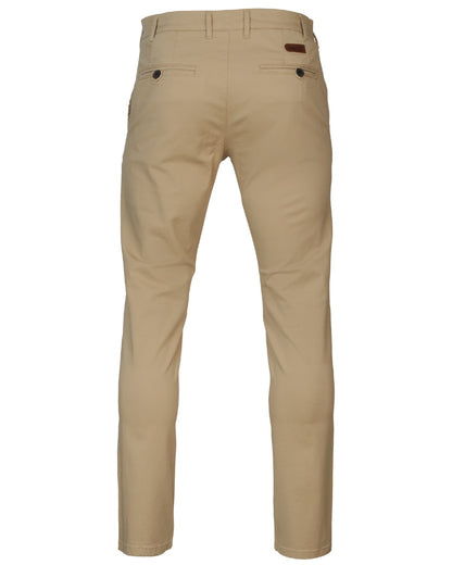 Sand Coloured Harkila Norberg Chinos on white background #colour_sand