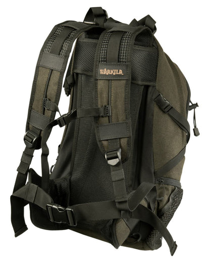 Hunting Green Coloured Harkila Reisa Rucksack Backpack on white background #colour_hunting-green