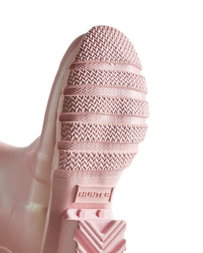 Belle Coloured Hunter Big Kids Original Pearlised Wellington Boots on White Background
#colour_belle