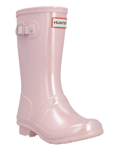 Belle Coloured Hunter Big Kids Original Pearlised Wellington Boots on White Background
#colour_belle