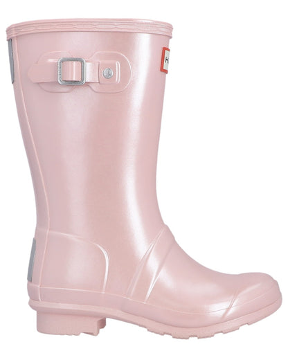 Belle Coloured Hunter Big Kids Original Pearlised Wellington Boots on White Background
#colour_belle