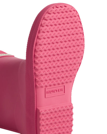 Bright Pink Coloured Hunter Kids First Classic Wellington Boots on White Background
#colour_bright-pink