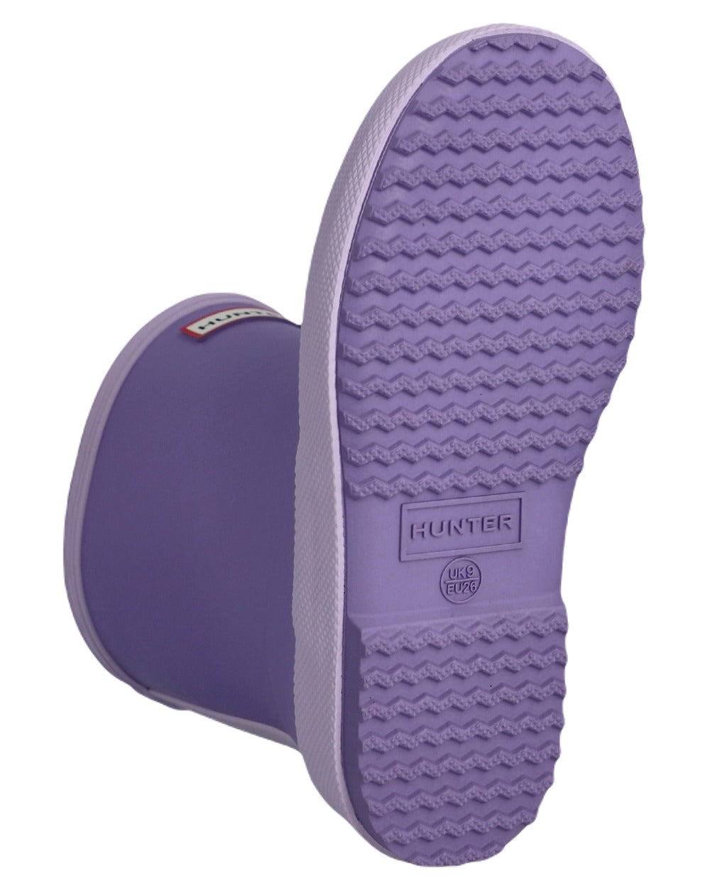 Lavender Mist Tempered Mauve Coloured Hunter Kids First Classic Wellington Boots on White Background
#colour_lavendar-mist-tempered-mauve