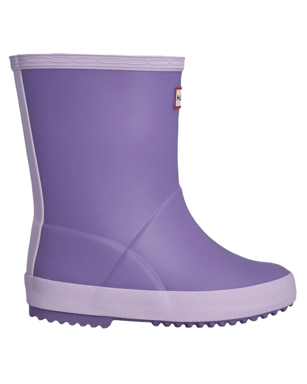 Lavender Mist Tempered Mauve Coloured Hunter Kids First Classic Wellington Boots on White Background
#colour_lavendar-mist-tempered-mauve