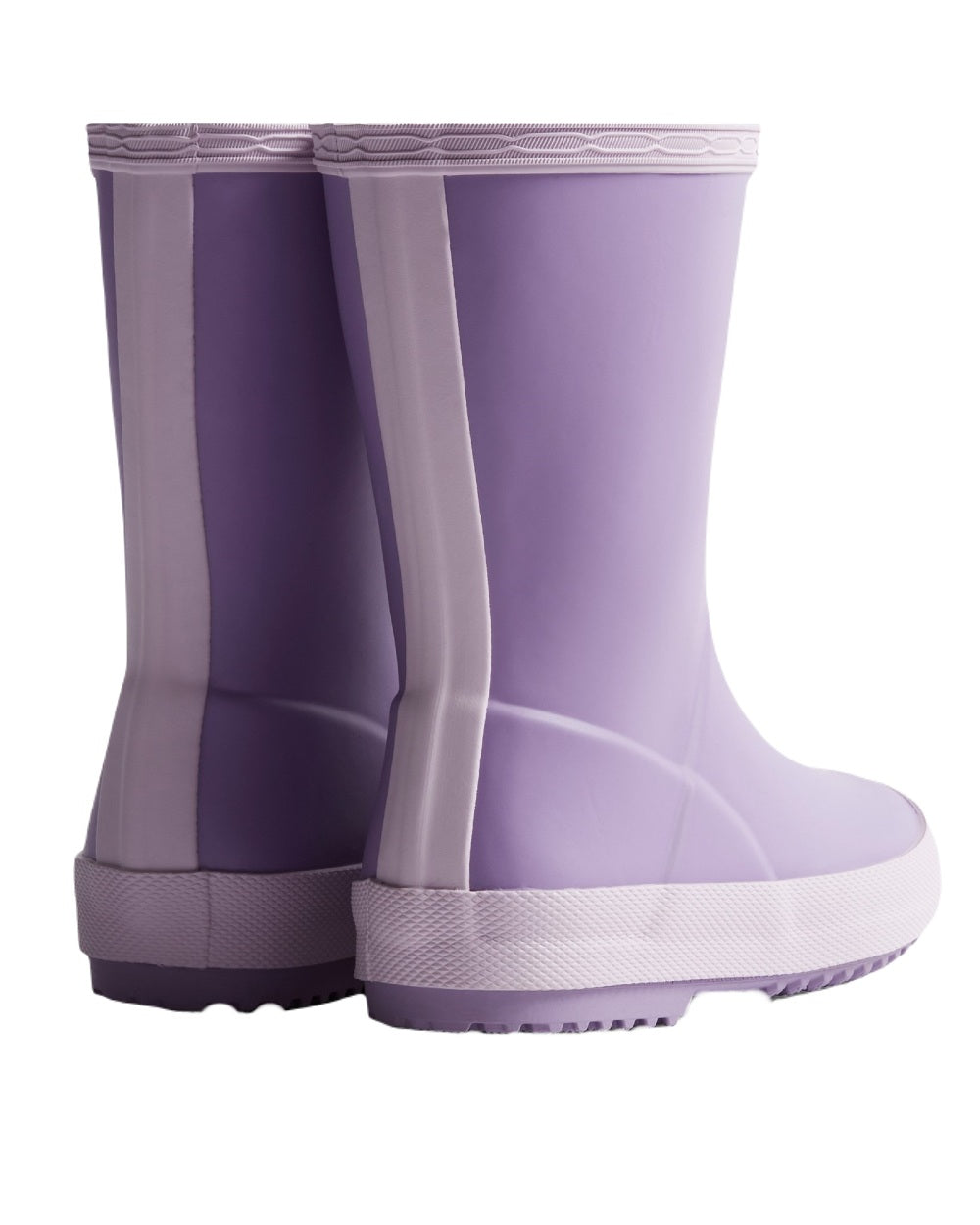 Lavender Mist Tempered Mauve Coloured Hunter Kids First Classic Wellington Boots on White Background
#colour_lavendar-mist-tempered-mauve