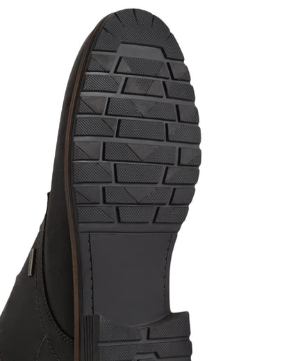 Black Coloured Hunter Mens Jura Ankle Boots on White Background
#colour_black