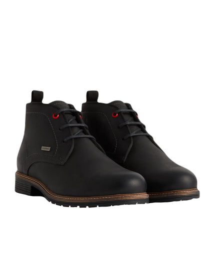 Black Coloured Hunter Mens Jura Ankle Boots on White Background
#colour_black