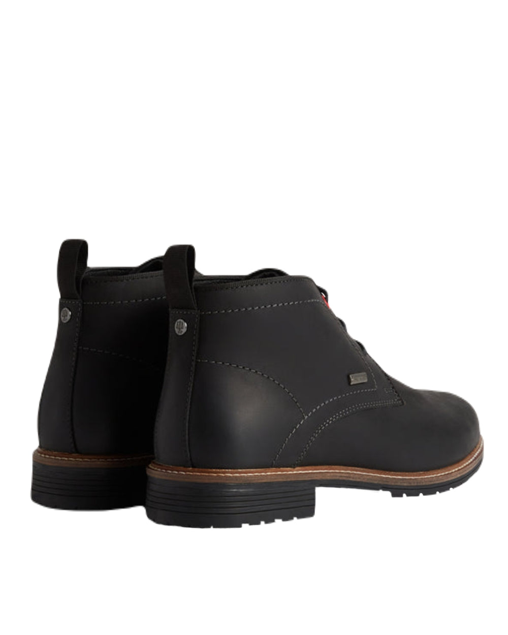 Black Coloured Hunter Mens Jura Ankle Boots on White Background
#colour_black