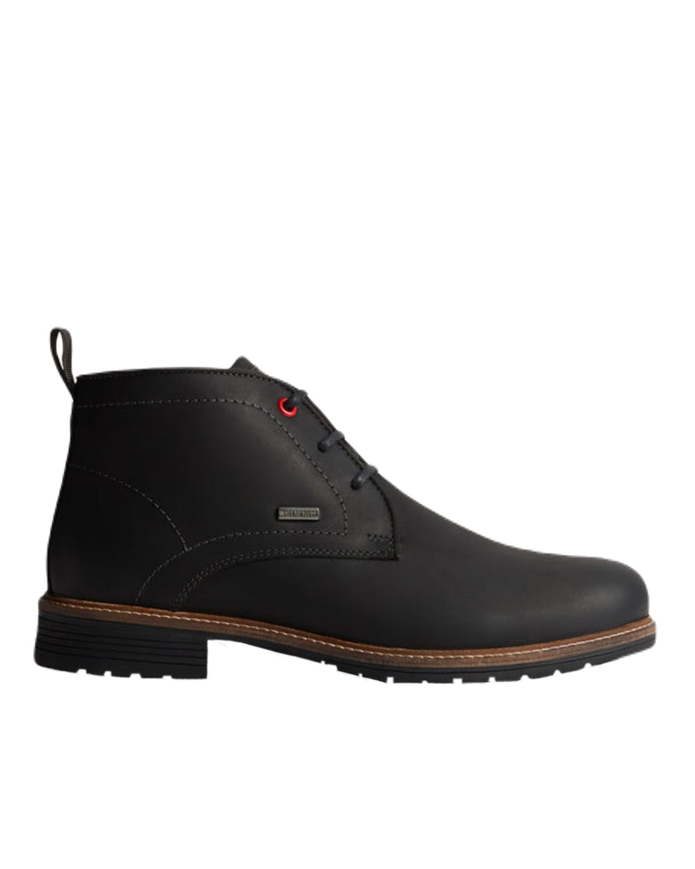 Black Coloured Hunter Mens Jura Ankle Boots on White Background
#colour_black