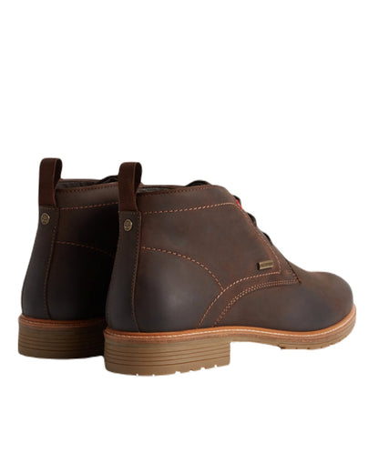Brown Coloured Hunter Mens Jura Ankle Boots on White Background
#colour_brown