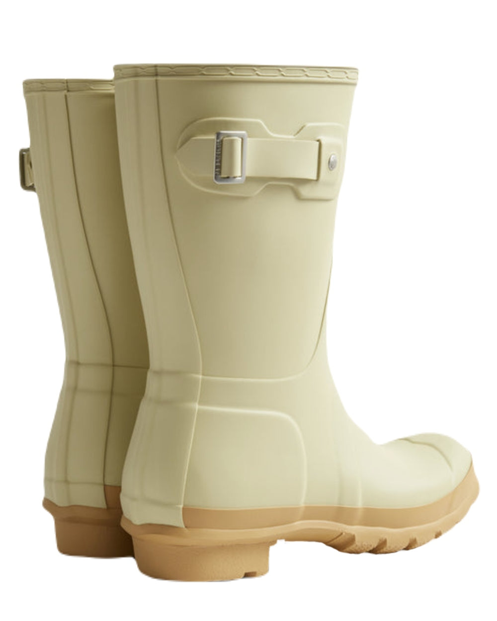 Gravel Biscuit Coloured Hunter Womens Original Short Wellington Boots on White Background
#colour_gravel-biscuit