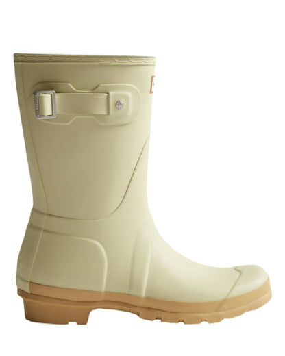 Gravel Biscuit Coloured Hunter Womens Original Short Wellington Boots on White Background
#colour_gravel-biscuit