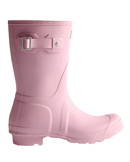 Pink Nectar Coloured Hunter Womens Original Short Wellington Boots on White Background
#colour_pink-nectar