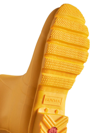 Yellow Coloured Hunter Womens Original Short Wellington Boots on White Background
#colour_yellow