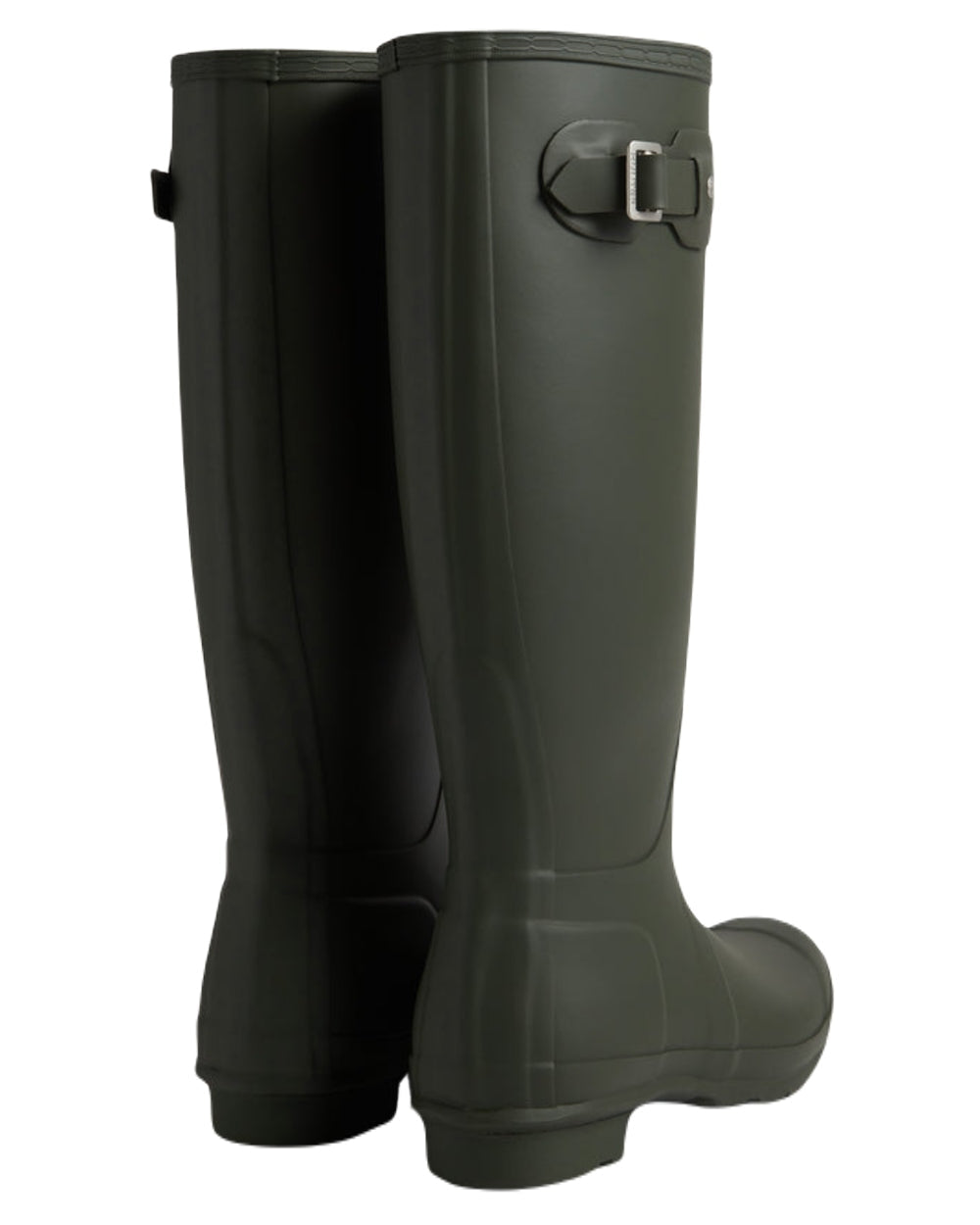 Darlk Olive Coloured Hunter Womens Original Tall Wellington Boots on White Background
#colour_dark-olive