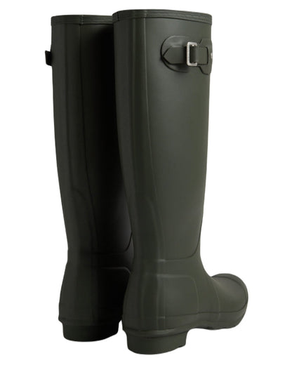 Darlk Olive Coloured Hunter Womens Original Tall Wellington Boots on White Background
#colour_dark-olive
