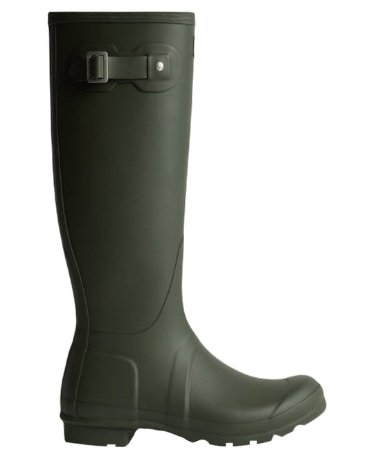 Darlk Olive Coloured Hunter Womens Original Tall Wellington Boots on White Background
#colour_dark-olive