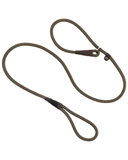 Olive coloured Jack Pyke Dog Slip Lead on white background #colour_olive