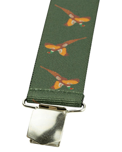 Pheasant coloured Jack Pyke Elasticated Braces on white background #colour_pheasant