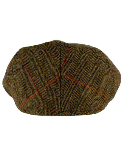 Tweed Brown Coloured Jack Pyke Wool Blend Tweed Flat Cap On A White Background #colour_tweed-brown