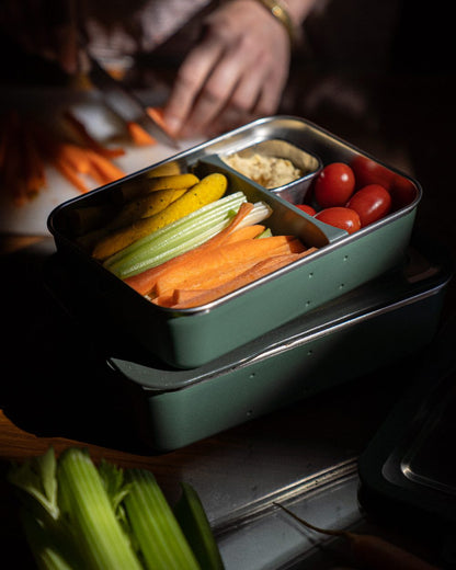 Sea Spray Coloured Klean Kanteen Rise 1005ml Meal Box On A Blurry Background #colour_sea-spray