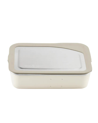 Tofu Coloured Klean Kanteen Rise 1005ml Meal Box On A White Background #colour_tofu