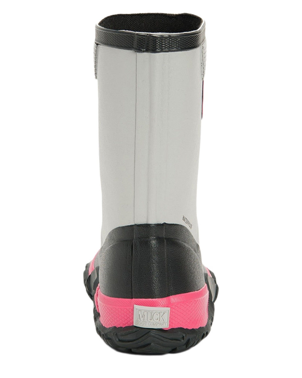 Grey Pink Coloured Muck Boots Childrens Forager Tall Boots on White Background
#colour_grey-pink